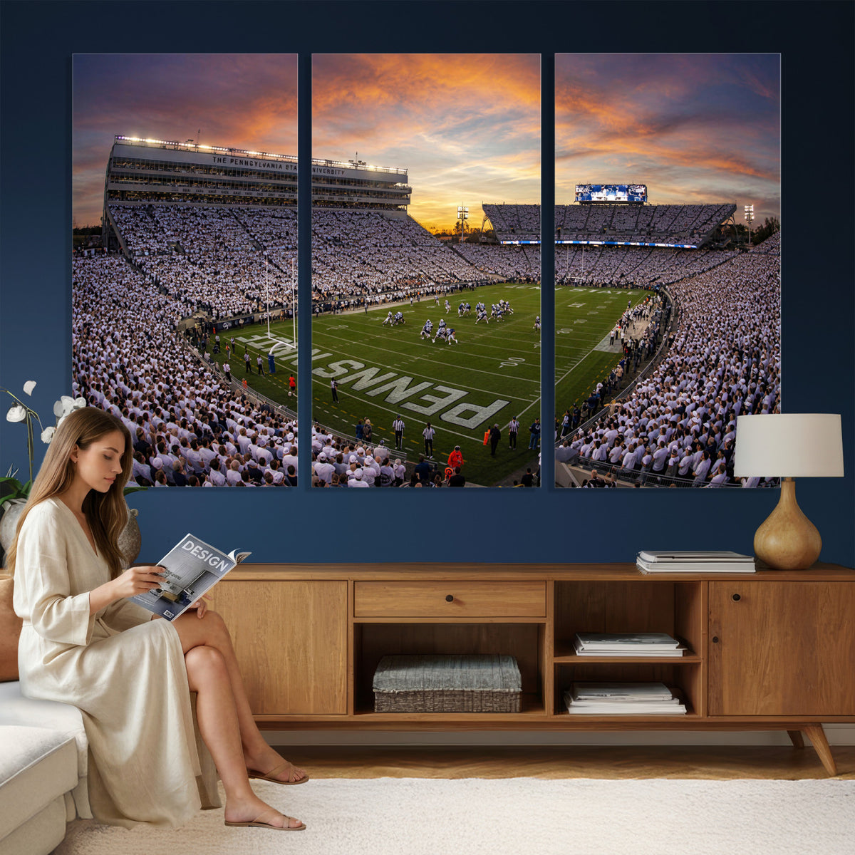 37485833-MGV-CV-36X24 - Stadium Wall Art Canvas Print