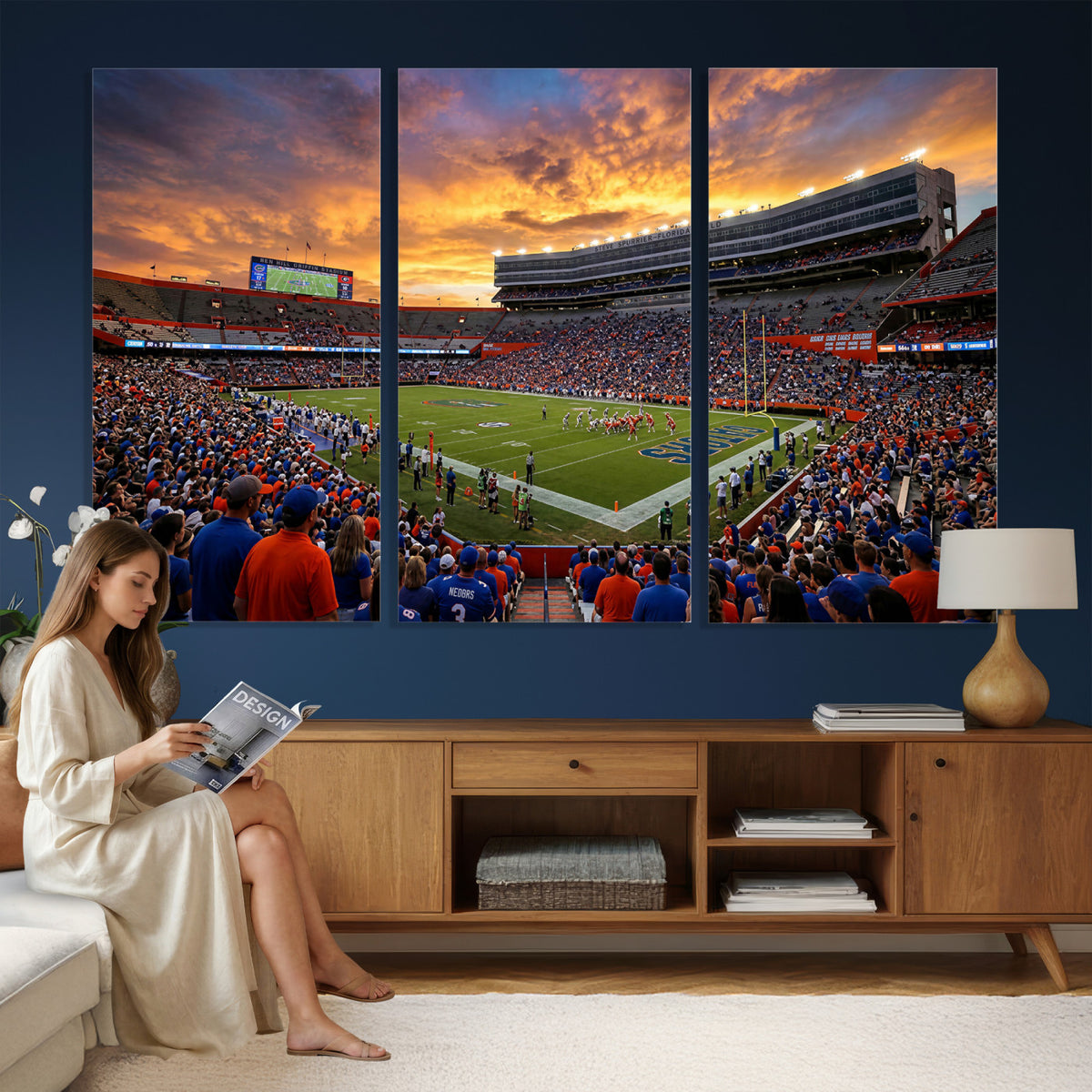 23829865-MGV-CV-36X24 - Stadium Wall Art Canvas Print
