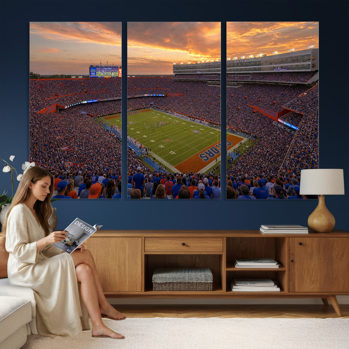 48009171-MGV-CV-36X24 - Stadium Wall Art Canvas Print