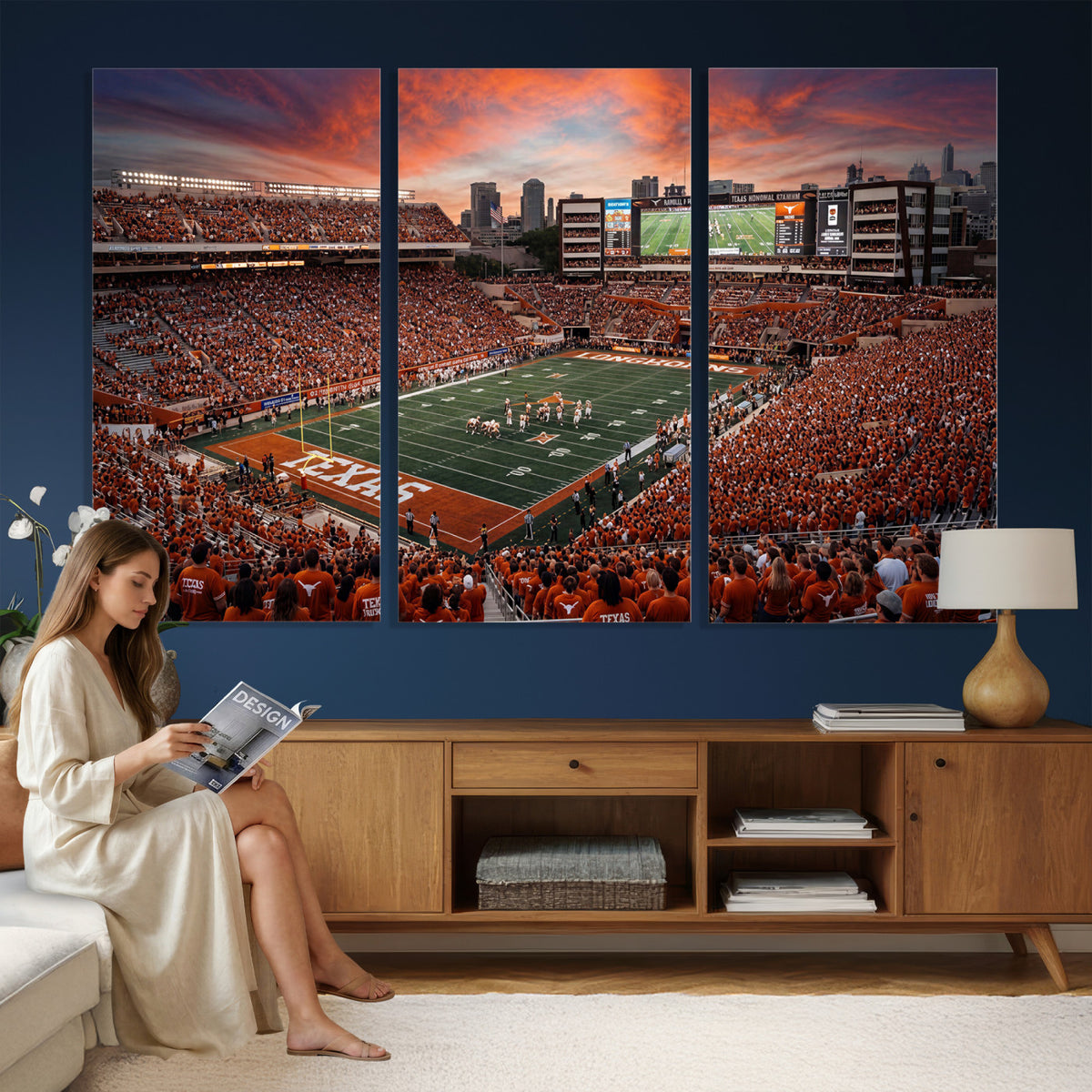 68564193-MGV-CV-36X24 - Stadium Wall Art Canvas Print