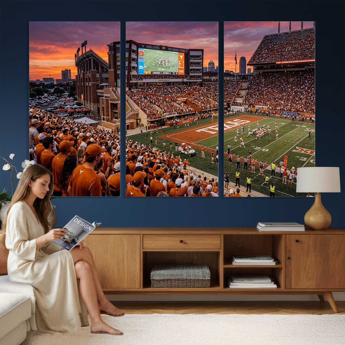 23743181-MGV-CV-36X24 - Stadium Wall Art Canvas Print