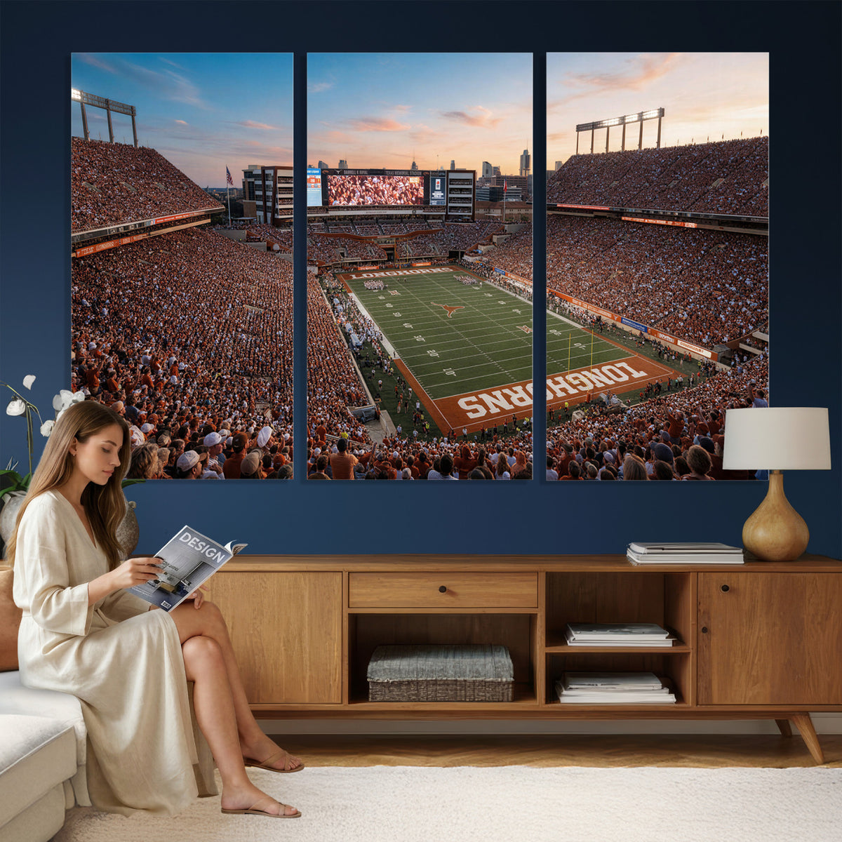 41187139-MGV-CV-36X24 - Stadium Wall Art Canvas Print