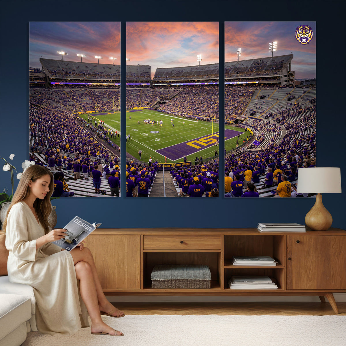 20281385-MGV-CV-36X24 - Stadium Wall Art Canvas Print