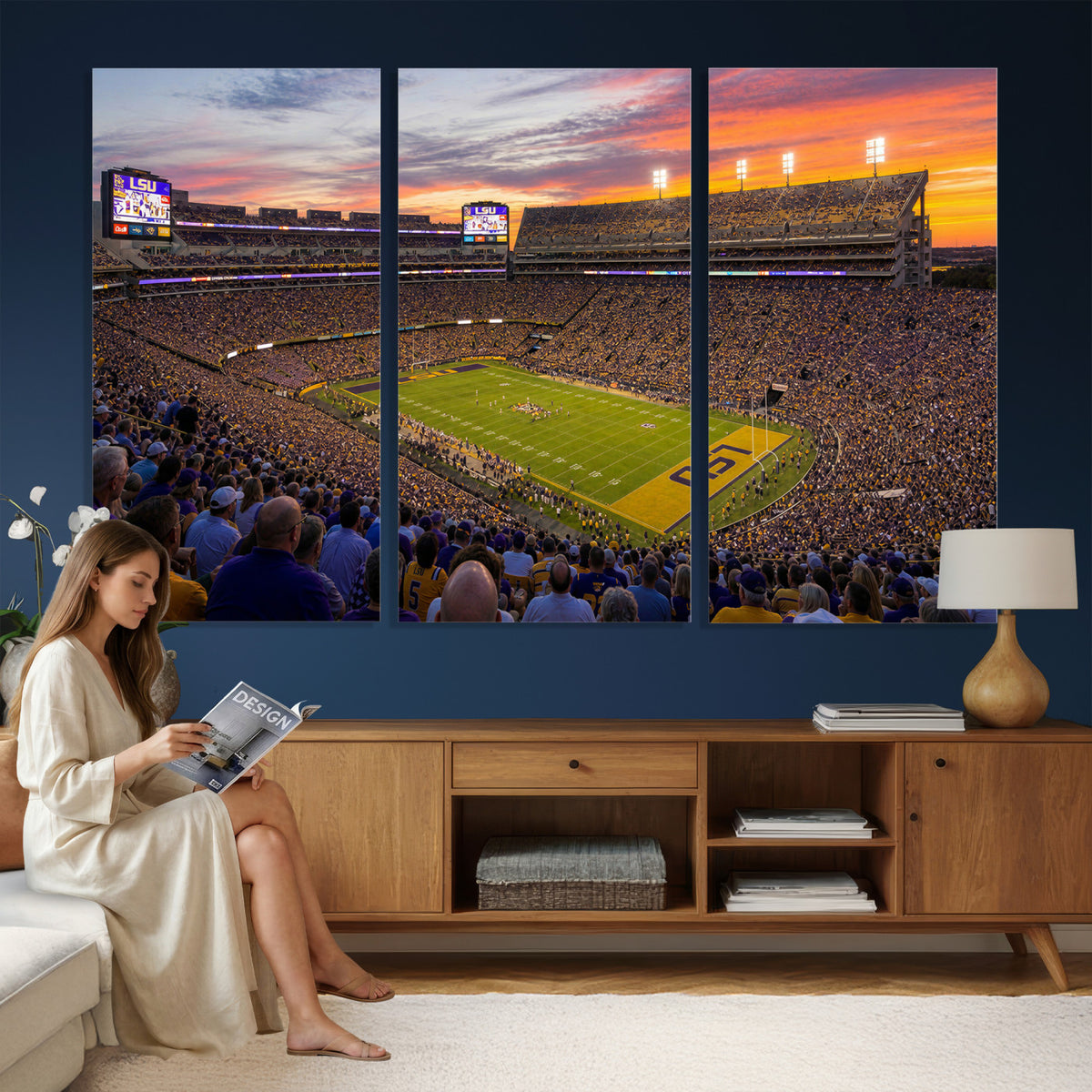 91303167-MGV-CV-36X24 - Stadium Wall Art Canvas Print