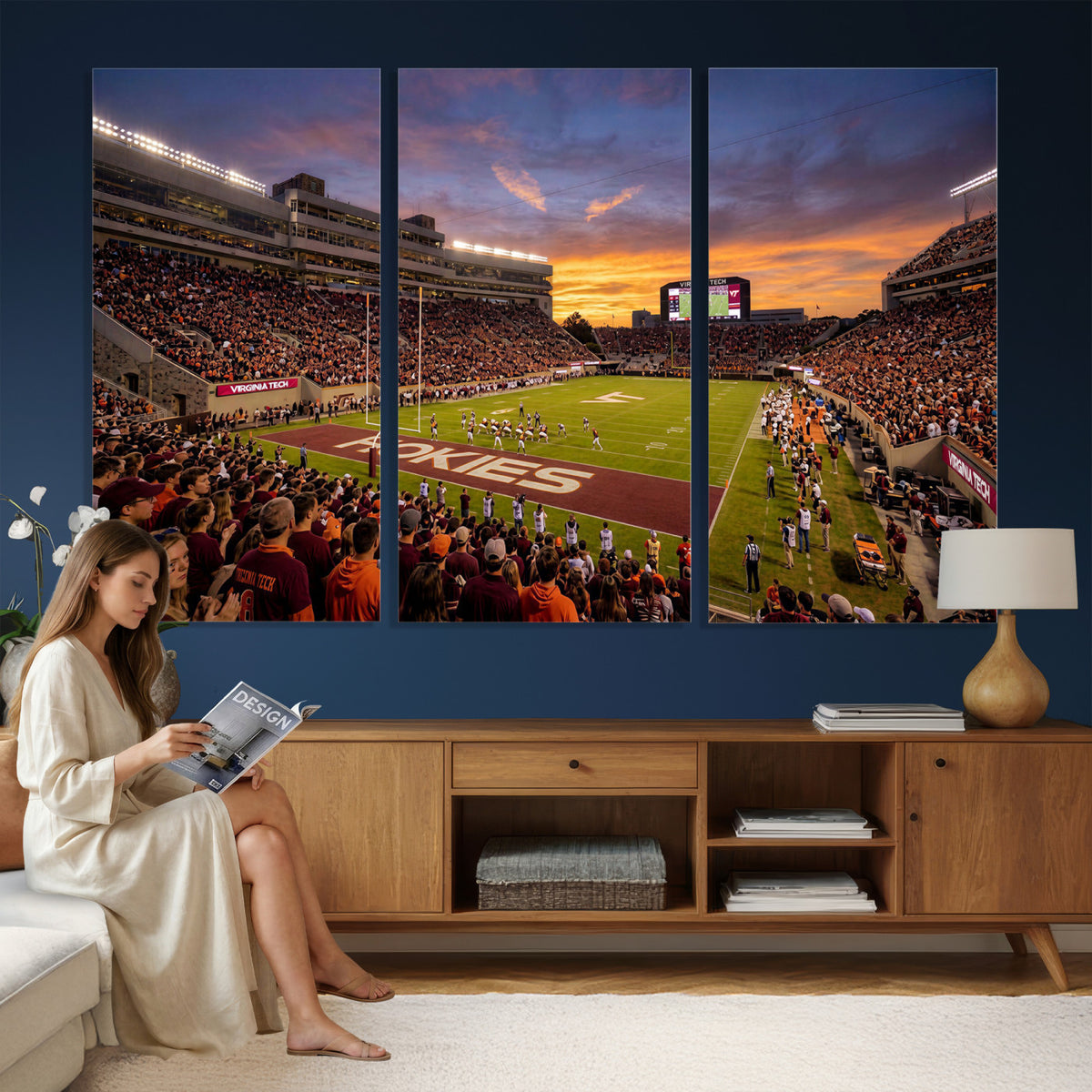 87141841-MGV-CV-36X24 - Stadium Wall Art Canvas Print