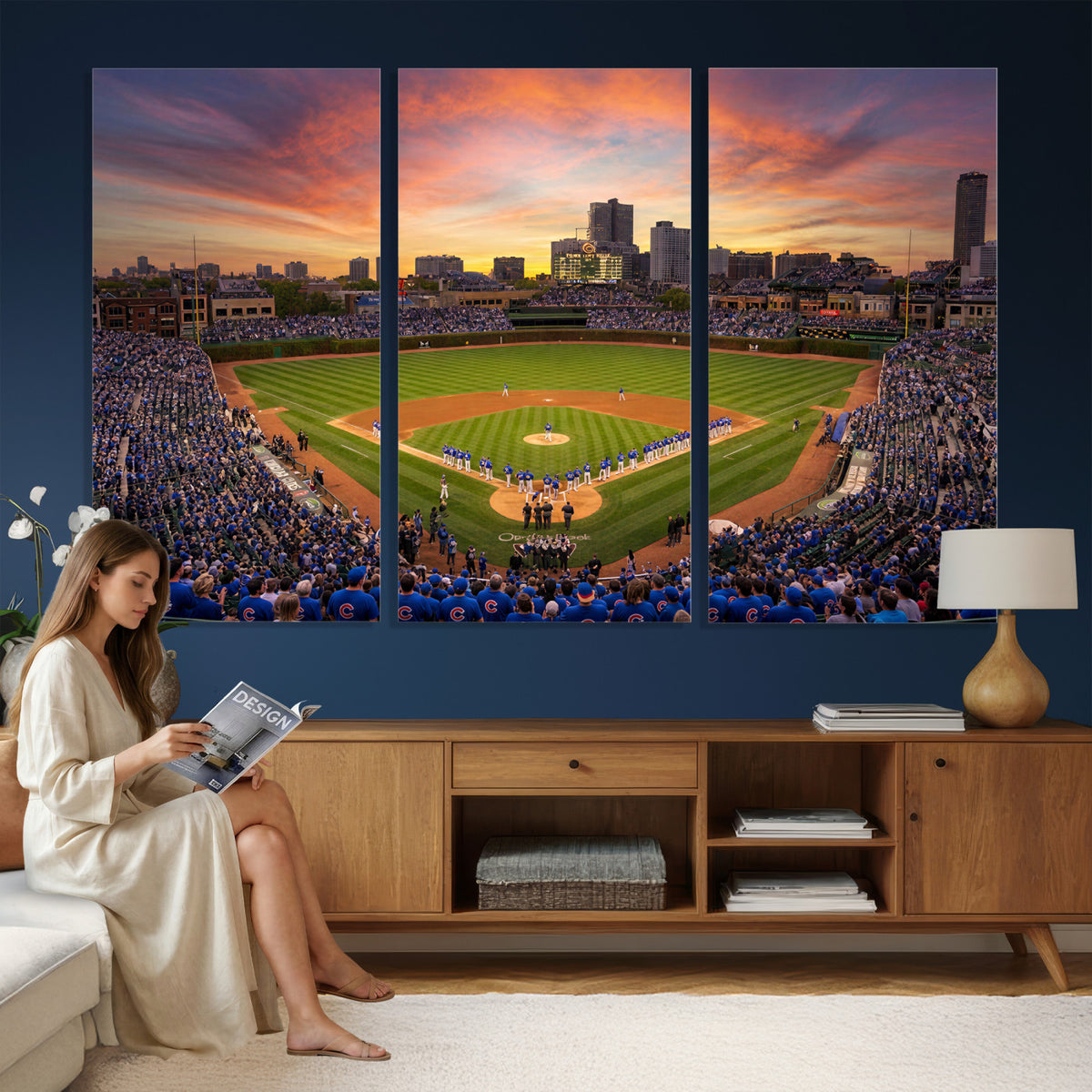 42812246-MGV-CV-36X24 - Stadium Wall Art Canvas Print