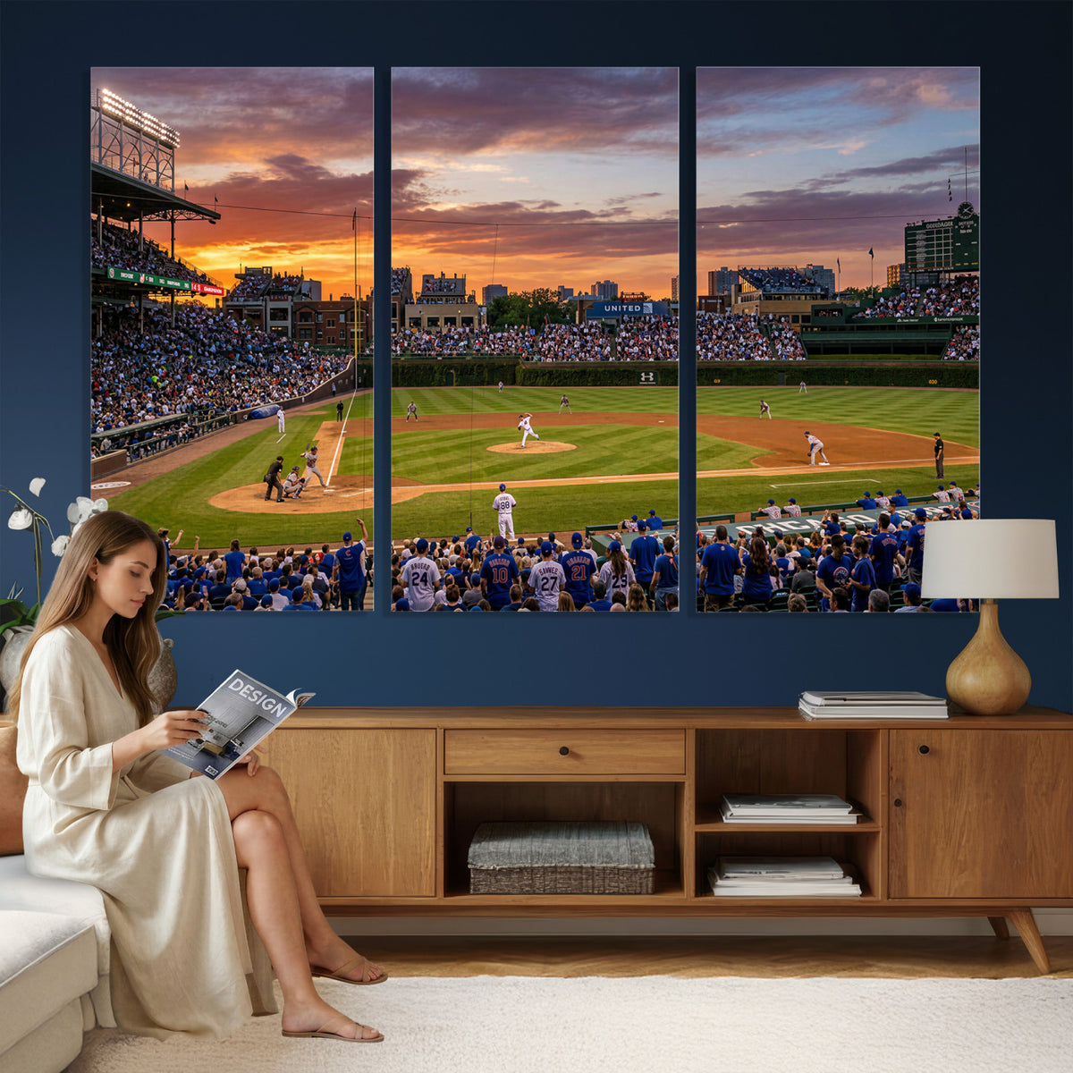 71103551-MGV-CV-36X24 - Stadium Wall Art Canvas Print