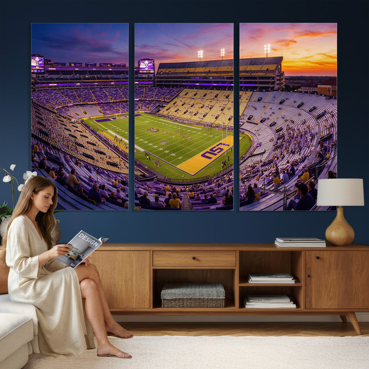 21378512-MGV-CV-36X24 - Stadium Wall Art Canvas Print