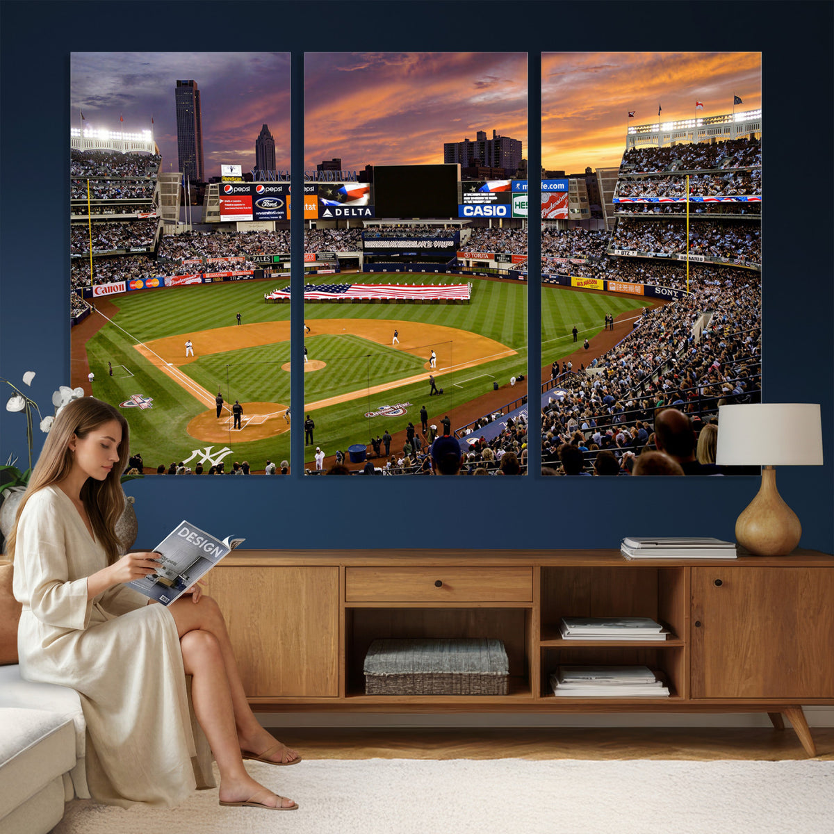 39000124-MGV-CV-36X24 - Stadium Wall Art Canvas Print