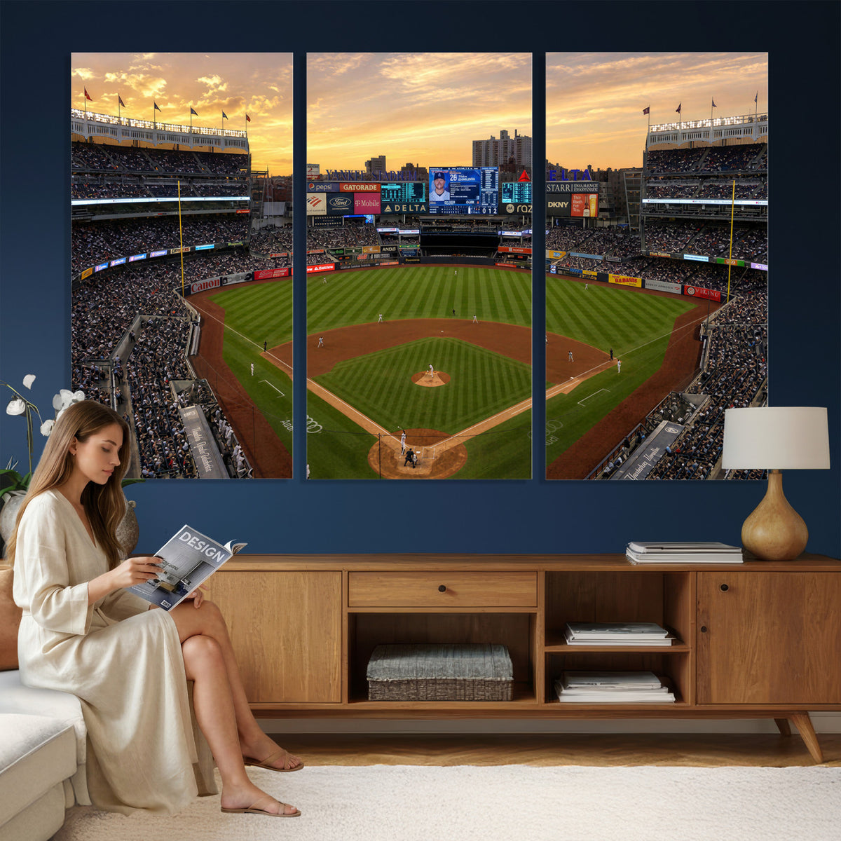 17396699-MGV-CV-36X24 - Stadium Wall Art Canvas Print