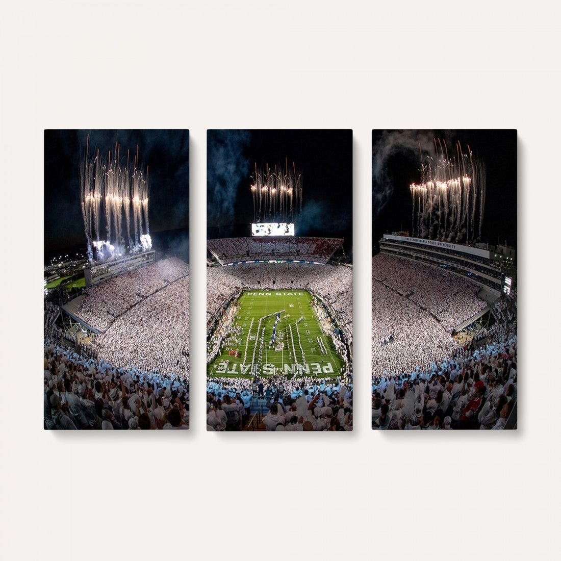 Penn State Football Wall Art Canvas Print
