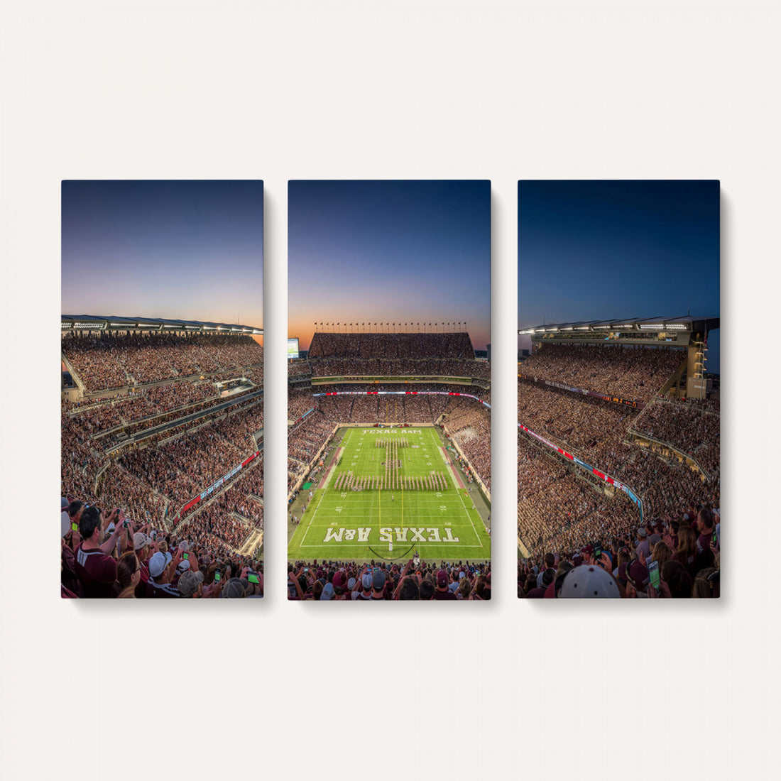 Kyle Field Wall Art Print | Large Texas A&M Aggies Football Stadium Canvas Print