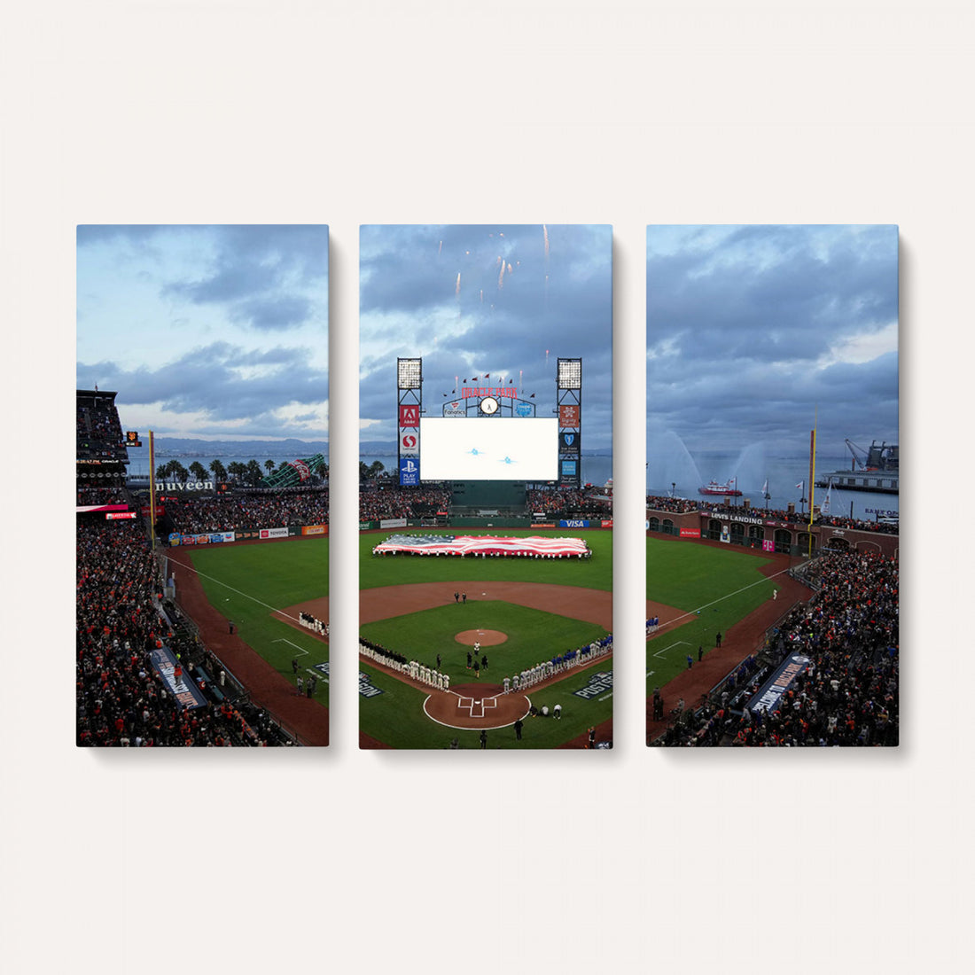 Oracle Park San Francisco Giants Wall Art | Oracle Park Stadium Canvas Print