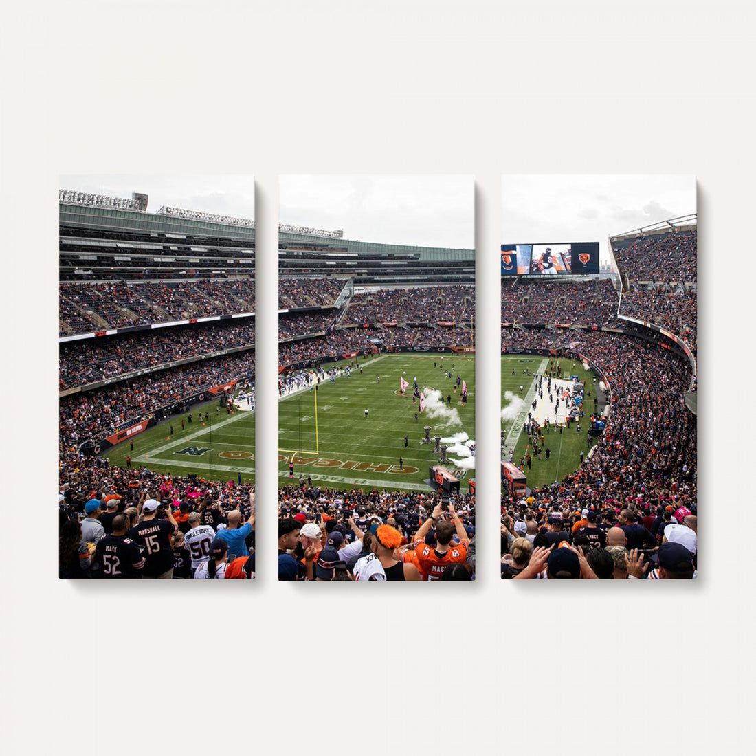 Chicago Bears Soldier Field Wall Art Canvas Print