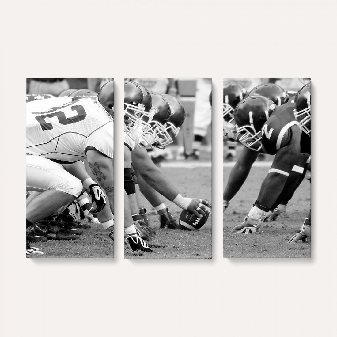 American Football Player Wall Art Canvas Print