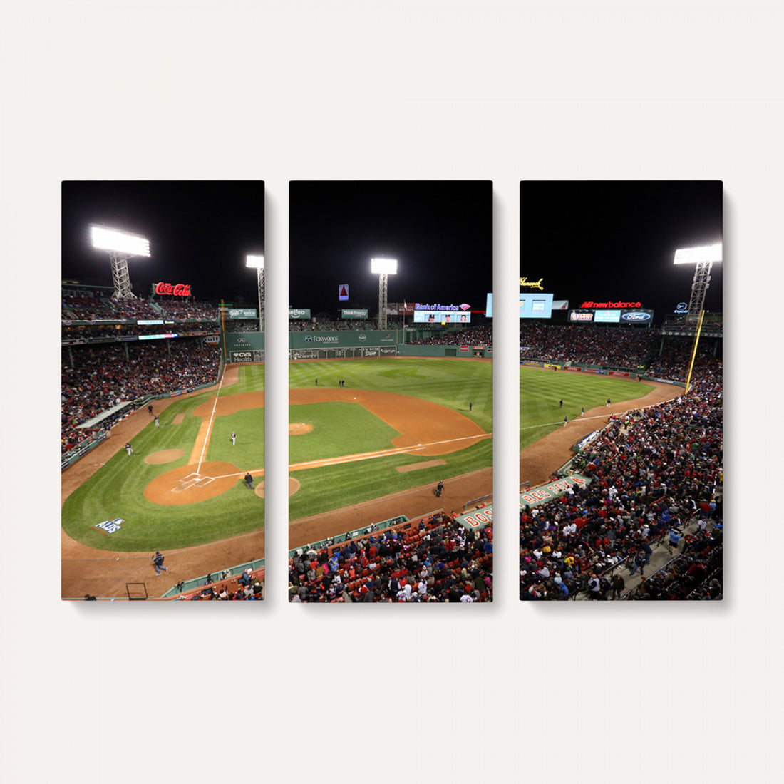 Boston Red Sox Baseball Team Print, Massachusetts Fenway Park Stadium Wall Art