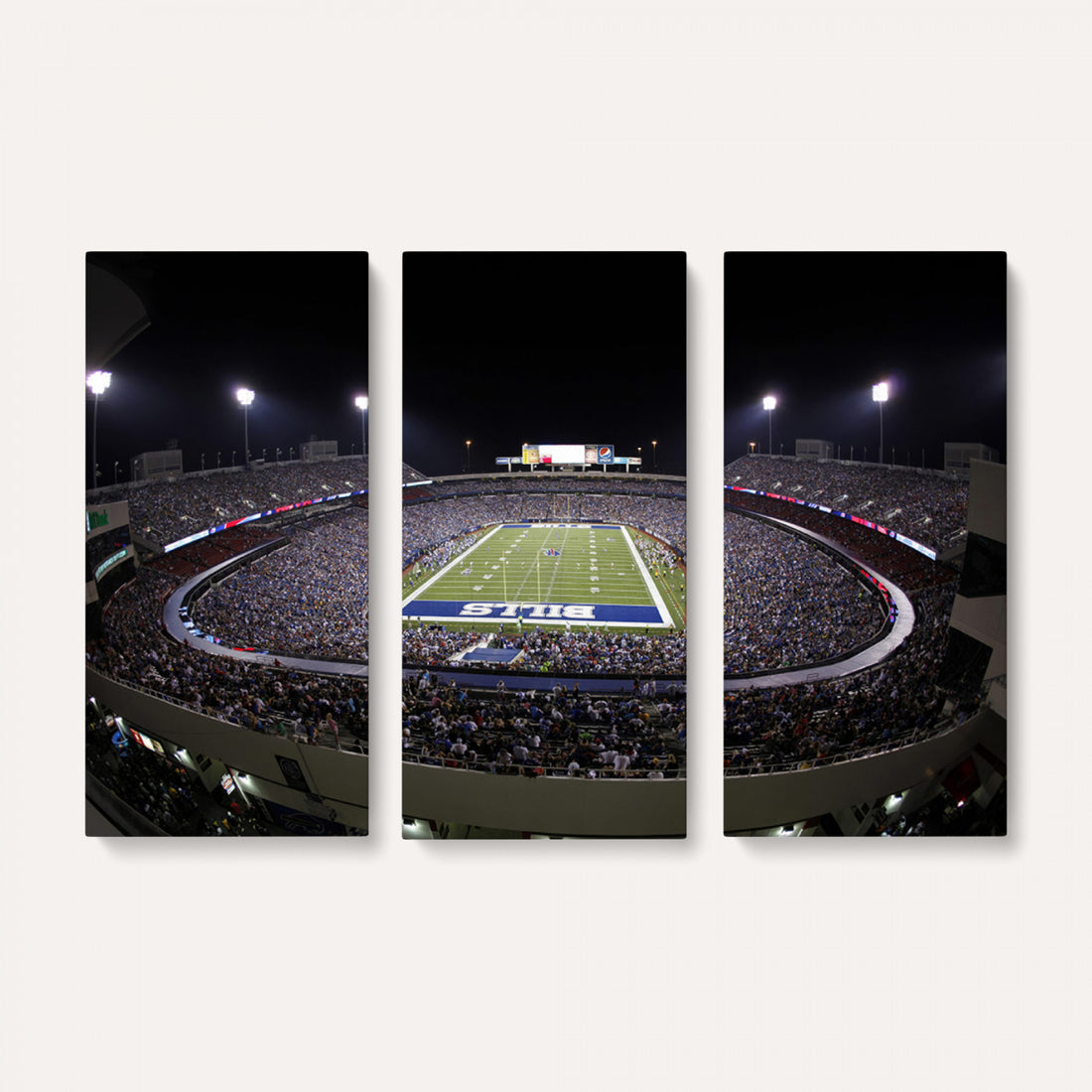 Buffalo Bills NFL Football Team Print, Buffalo Highmark Stadium Wall Art