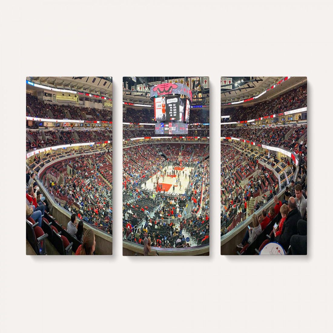 United Center Chicago Bulls Stadium Wall Art Canvas Print