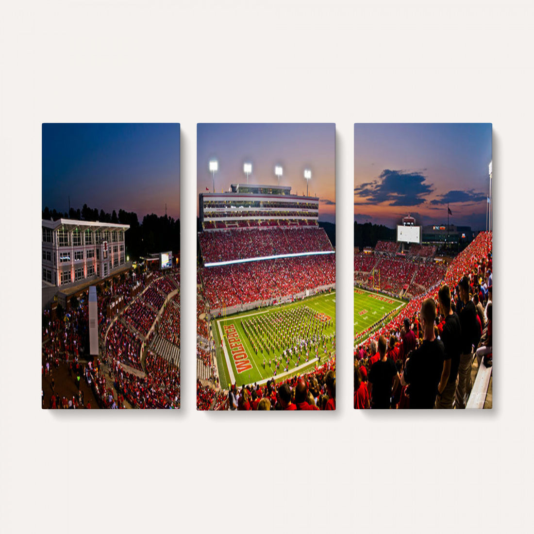 NC State Wolfpack Football Team Print, Raleigh