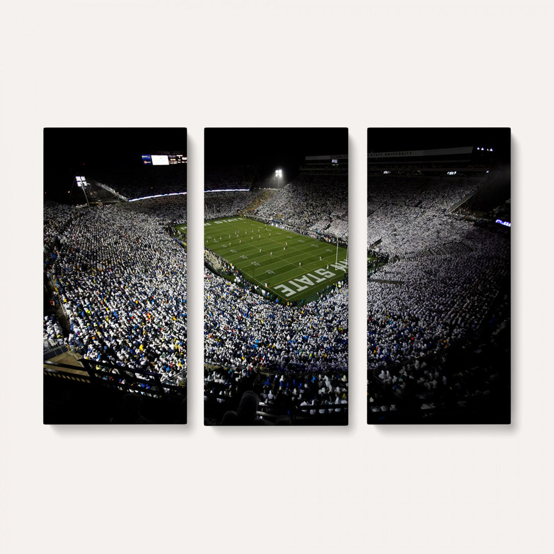 Penn State Football Stadium Wall Art, Beaver Stadium Canvas