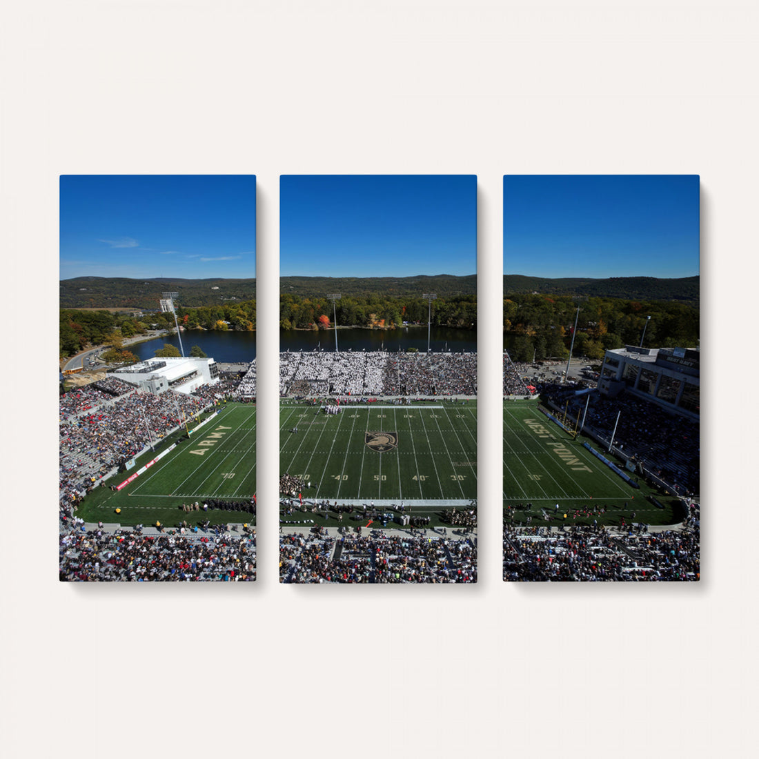 Army Black Knights Football Team Print, West Point Michie Stadium