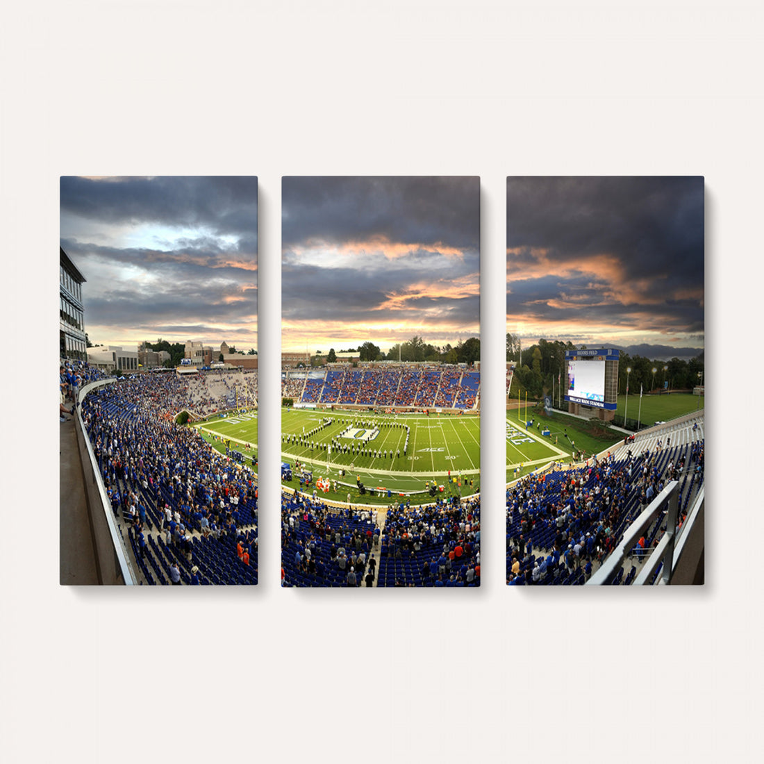 Duke University Blue Devils Football Team Print, Durham