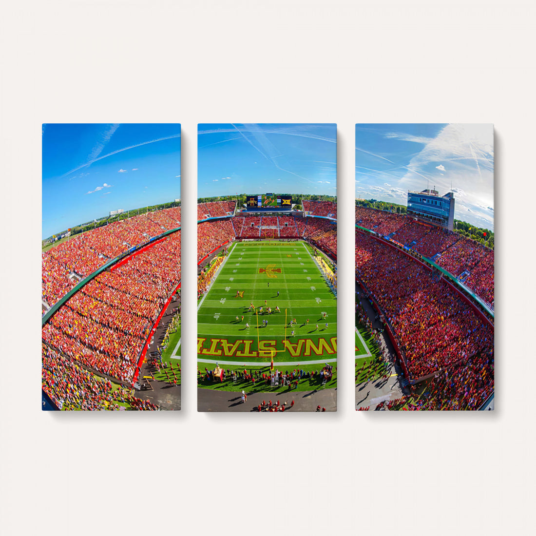 Iowa State University Cyclones Football Team Print, Ames, Framed and Ready to Hang
