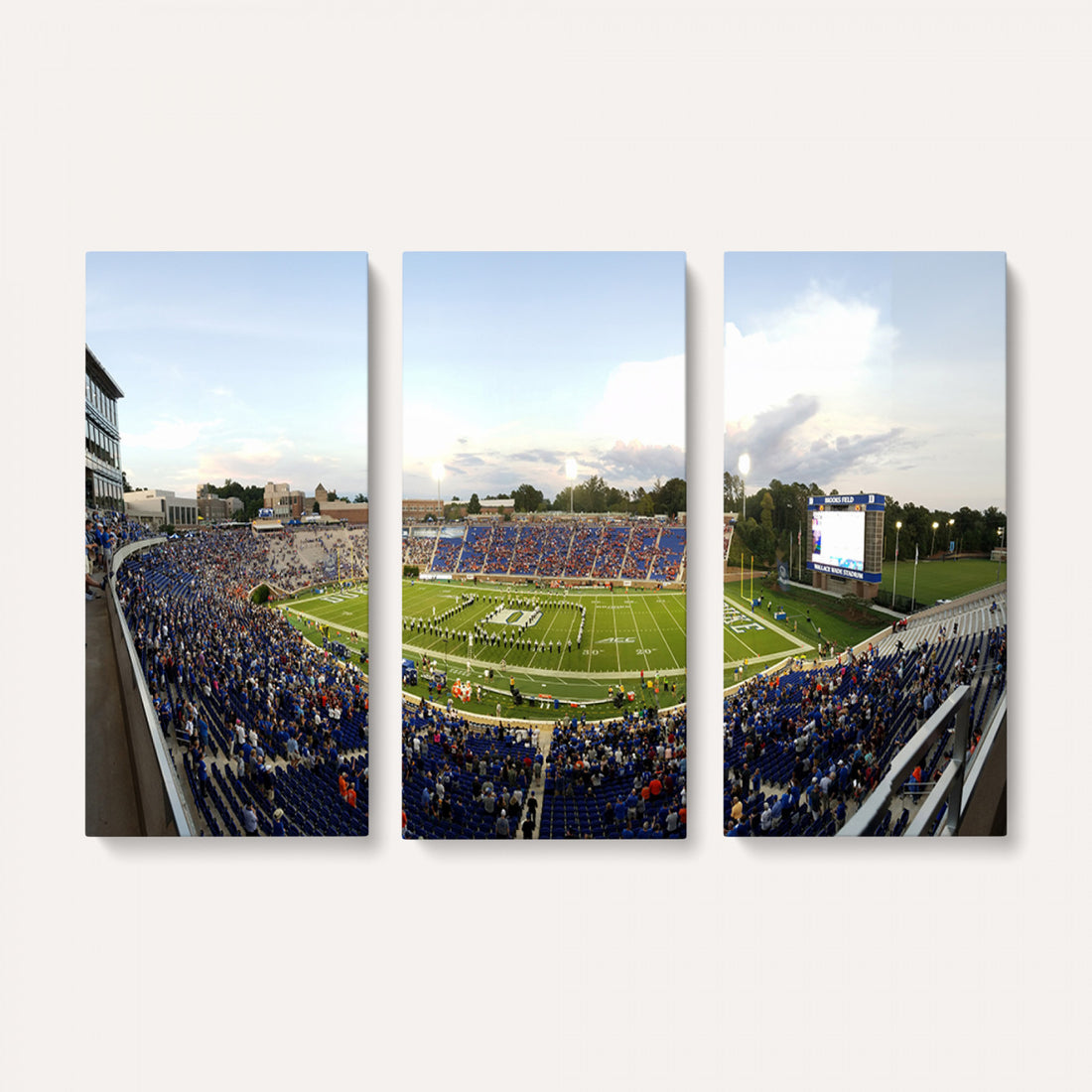 The Duke University Blue Devils Football Team Print, Durham