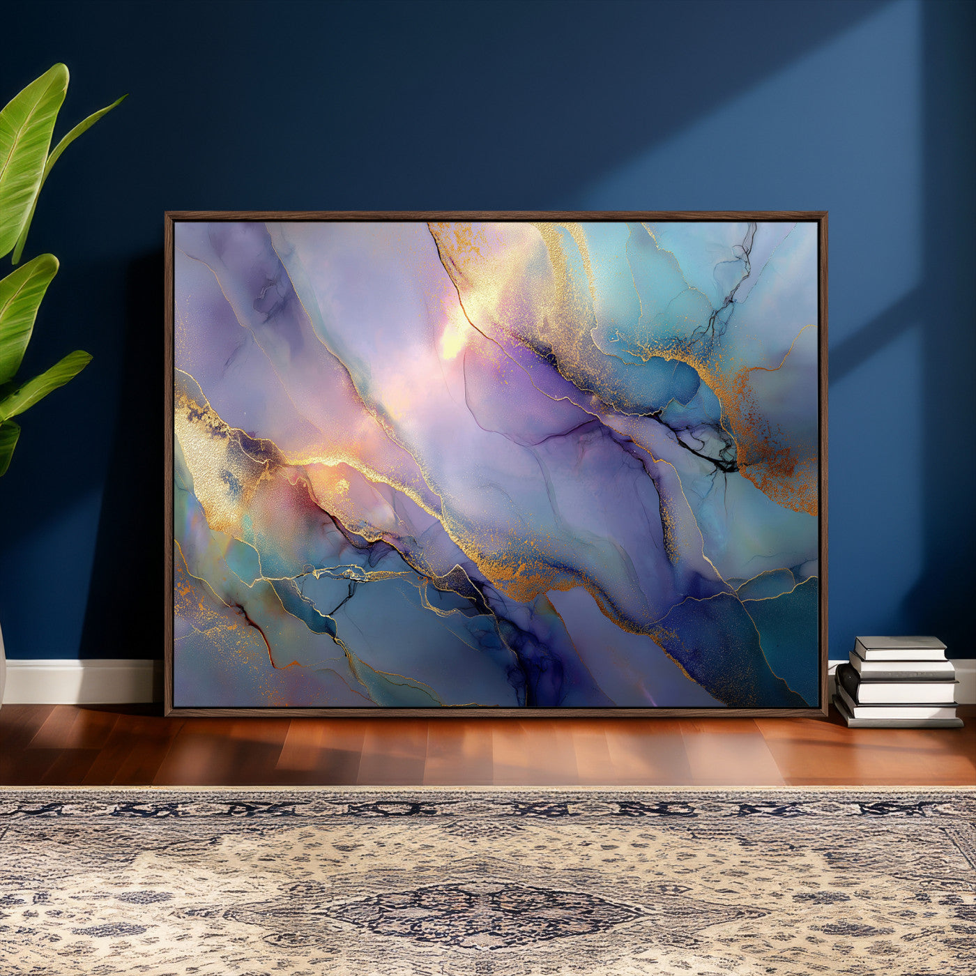 50939878-MGV-CV-36X24 - Colorful Abstract Canvas Wall Art Print, Vibrant Popup Color Art Print