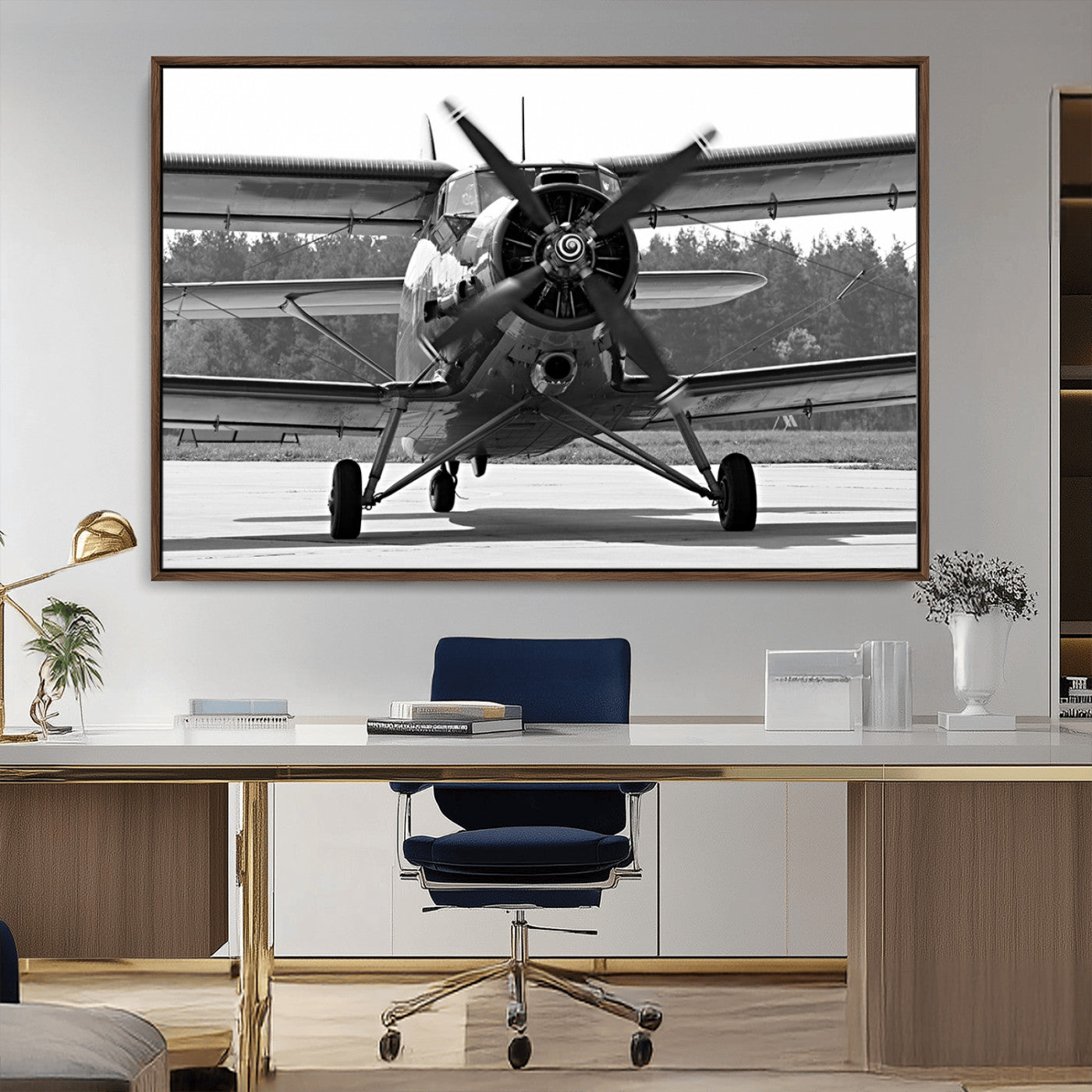 74816-MGV-CV-36X24-Wall Art Old War Plane Canvas Print