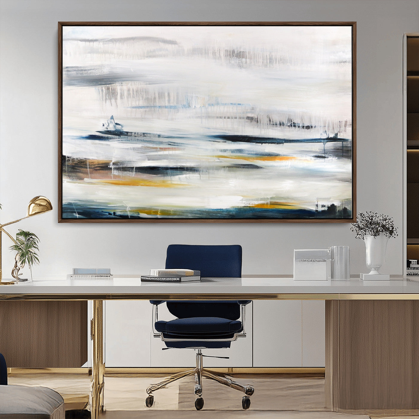 74932-MGV-CV-36X24-Soft Color Abstract Canvas Print