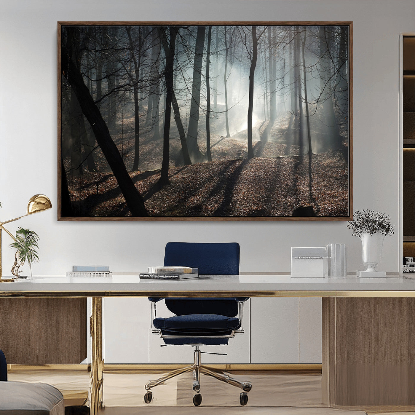 15648-MGV-FC-36X24_Walnut-Dark Family and Tree Wall Art Canvas Print