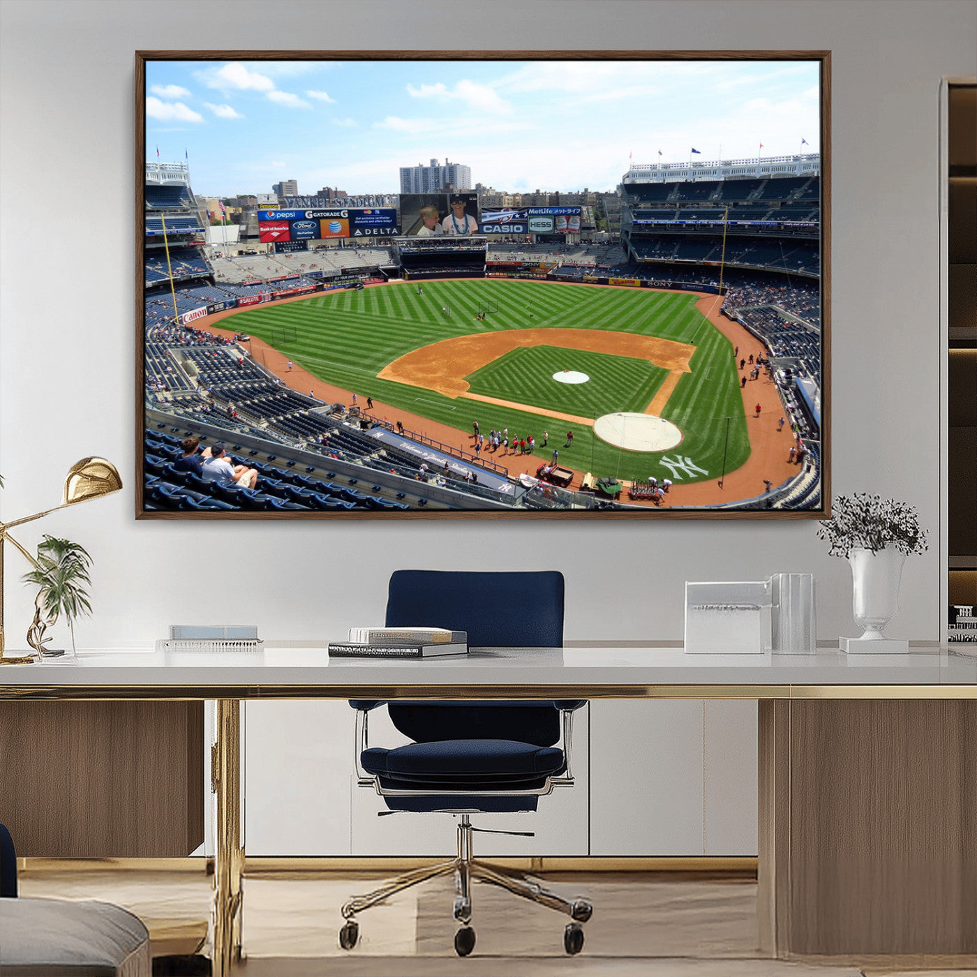 98047-MGV-CV-36X24-Buffalo Bills Stadium Wall Art - Buffalo Bills Decor- NFL Fans Gift, Perfect Sports Decor for Living