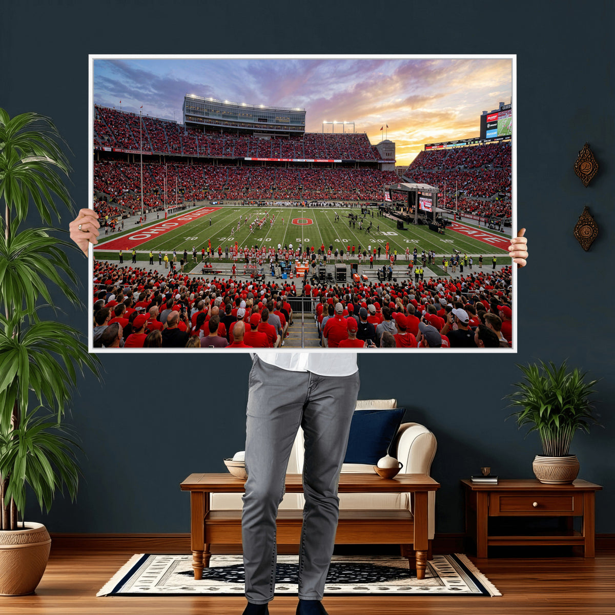23196993-MGV-CV-36X24 - Stadium Wall Art Canvas Print