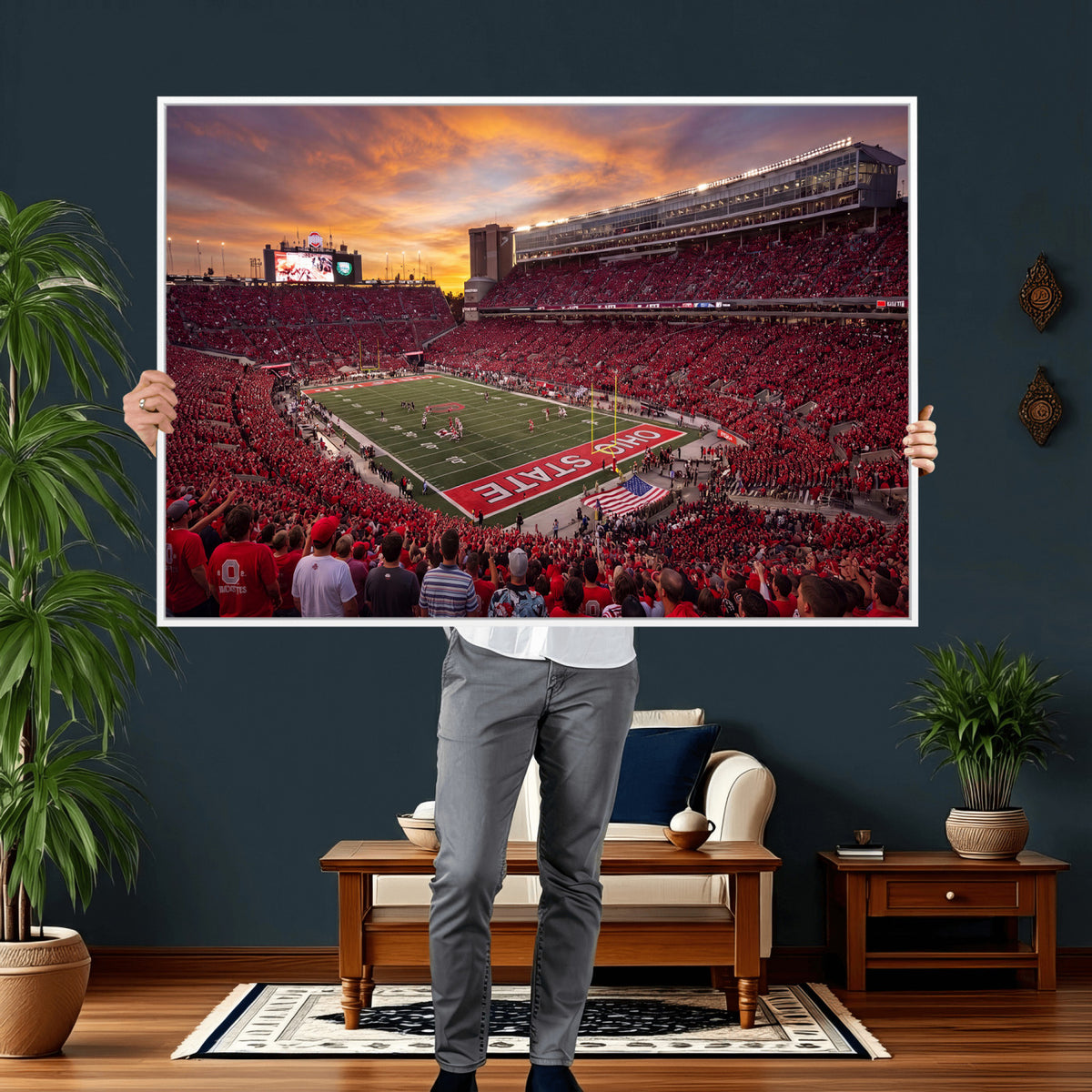 36125328-MGV-CV-36X24 - Stadium Wall Art Canvas Print