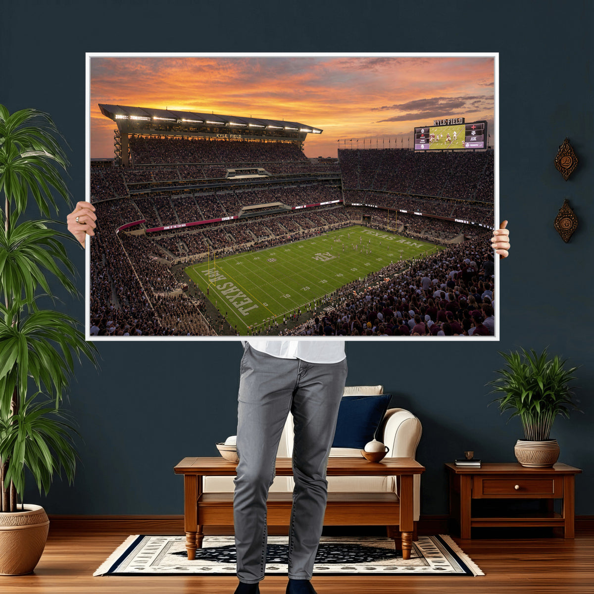 77401853-MGV-CV-36X24 - Stadium Wall Art Canvas Print