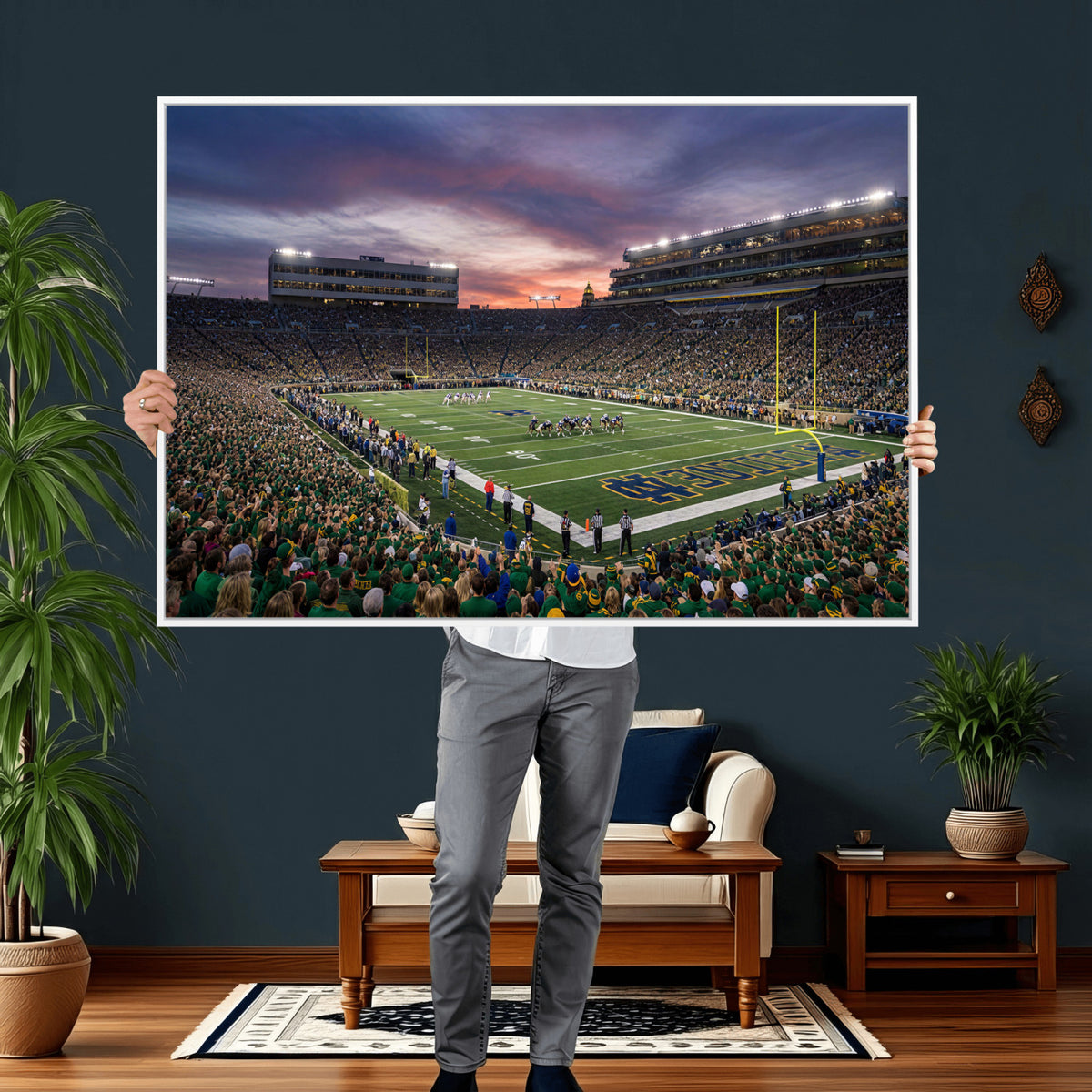34836892-MGV-CV-36X24 - Stadium Wall Art Canvas Print