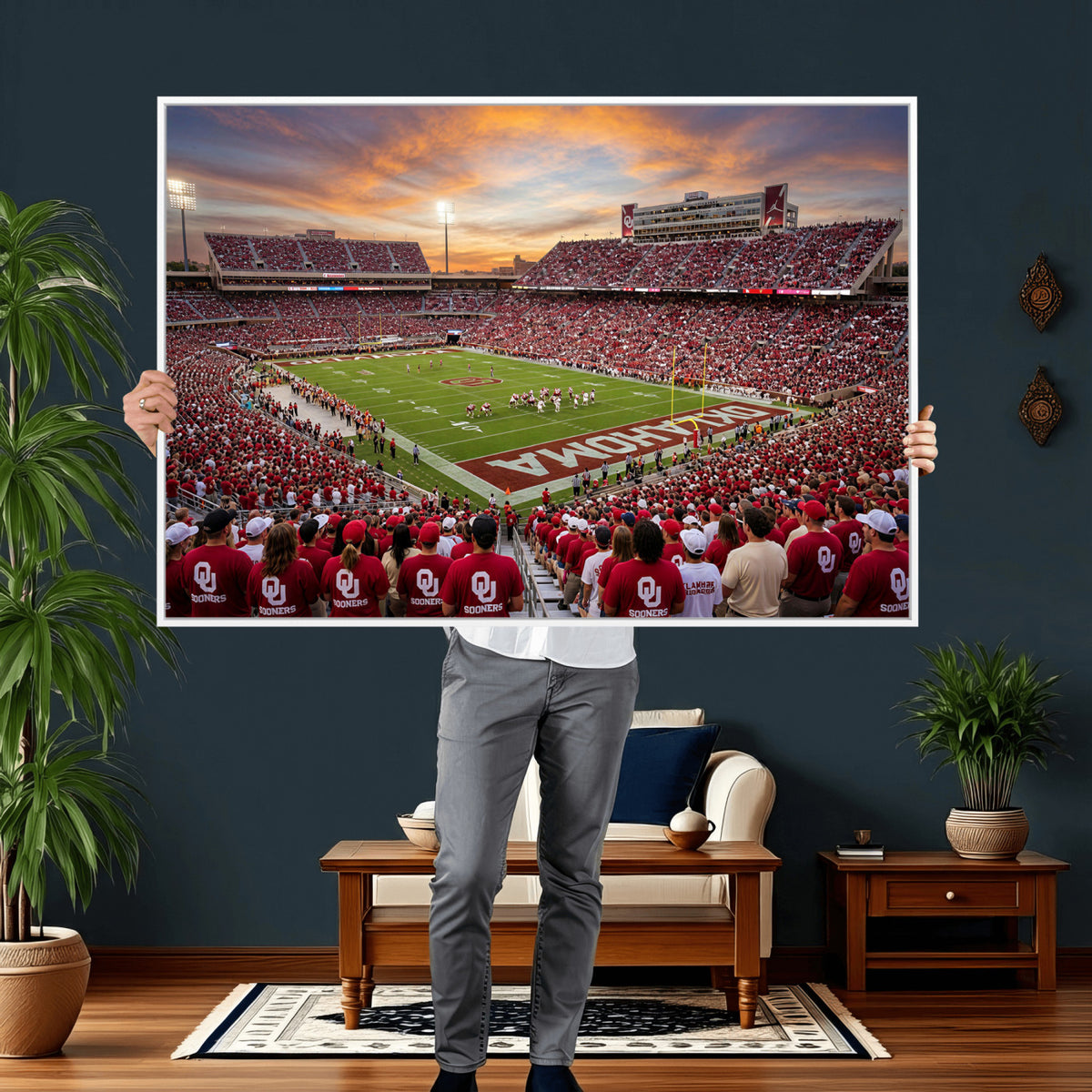 92718741-MGV-CV-36X24 - Stadium Wall Art Canvas Print