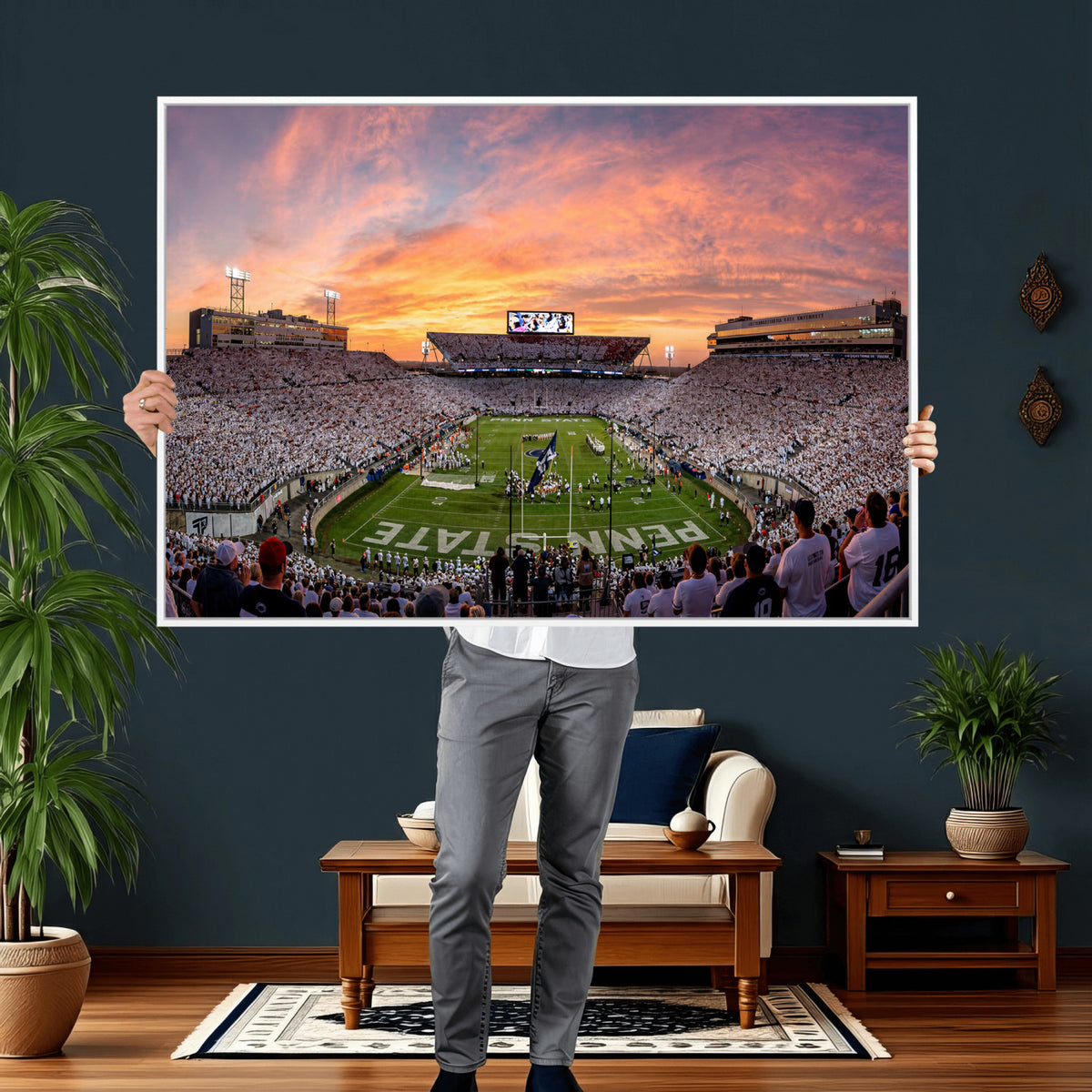 53161432-MGV-CV-36X24 - Stadium Wall Art Canvas Print