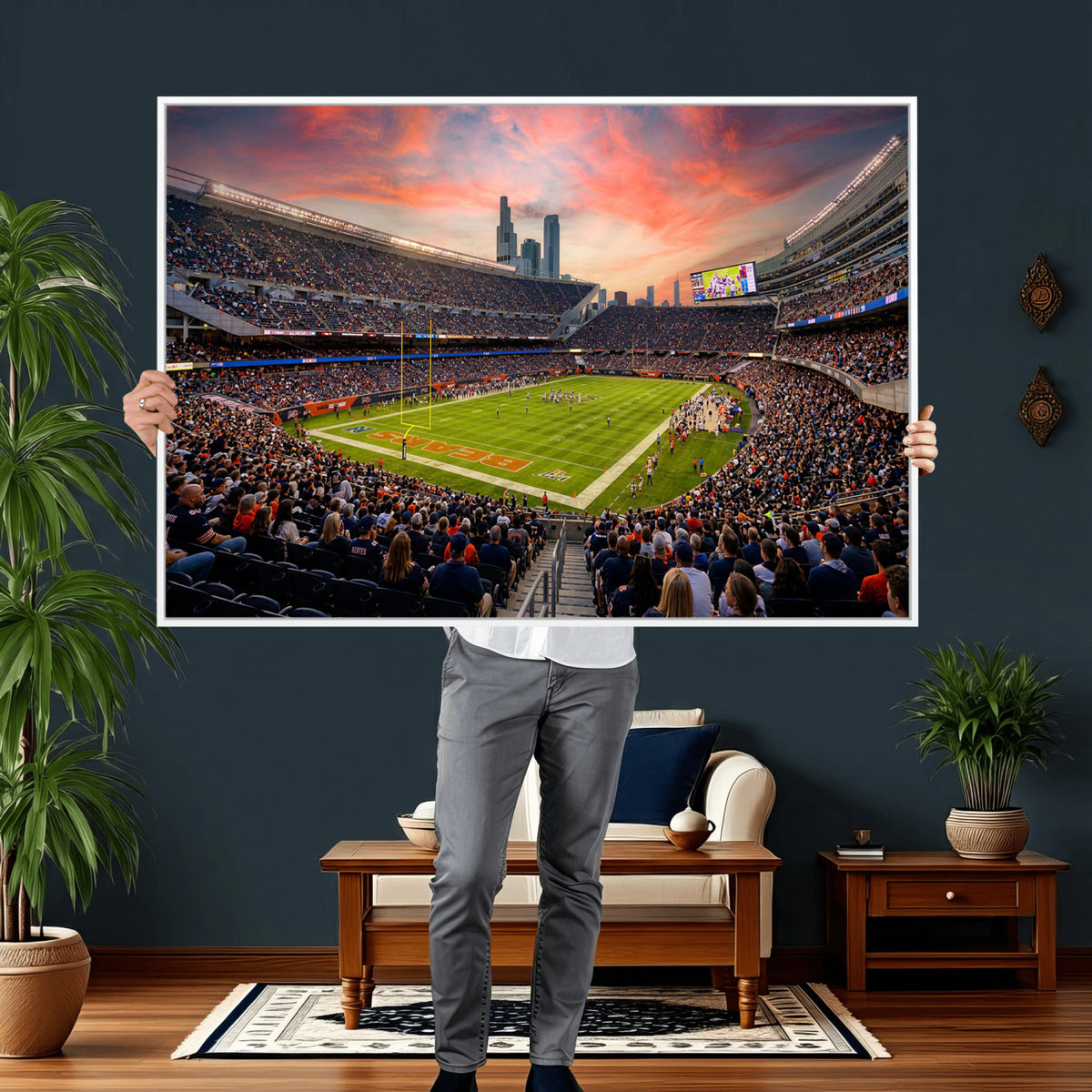 38873544-MGV-CV-36X24 - Stadium Wall Art Canvas Print