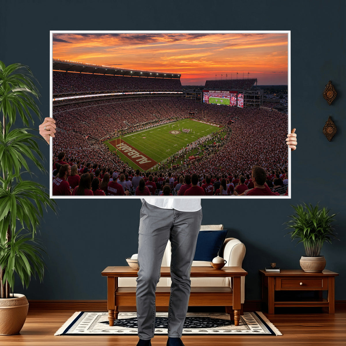91782096-MGV-CV-36X24 - Stadium Wall Art Canvas Print