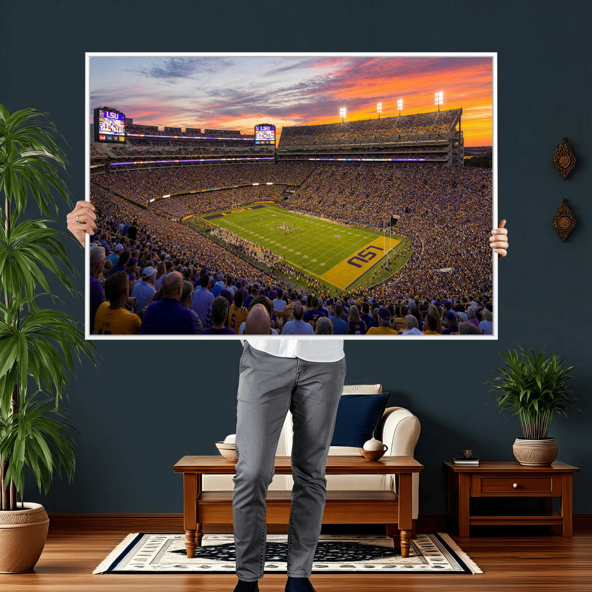 91303167-MGV-CV-36X24 - Stadium Wall Art Canvas Print