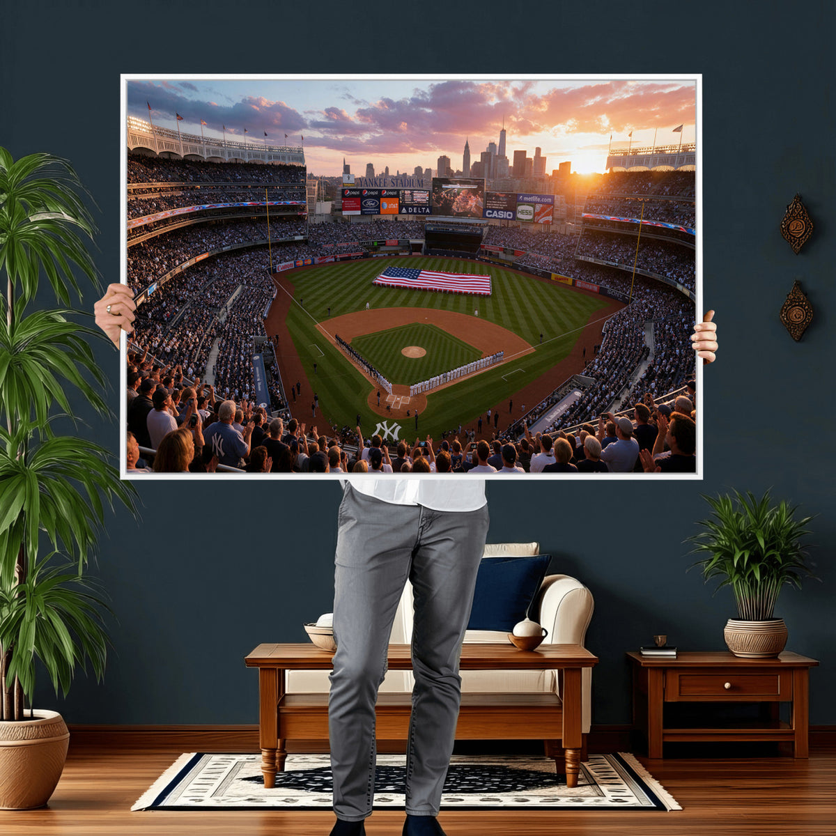 43632742-MGV-CV-36X24 - Stadium Wall Art Canvas Print