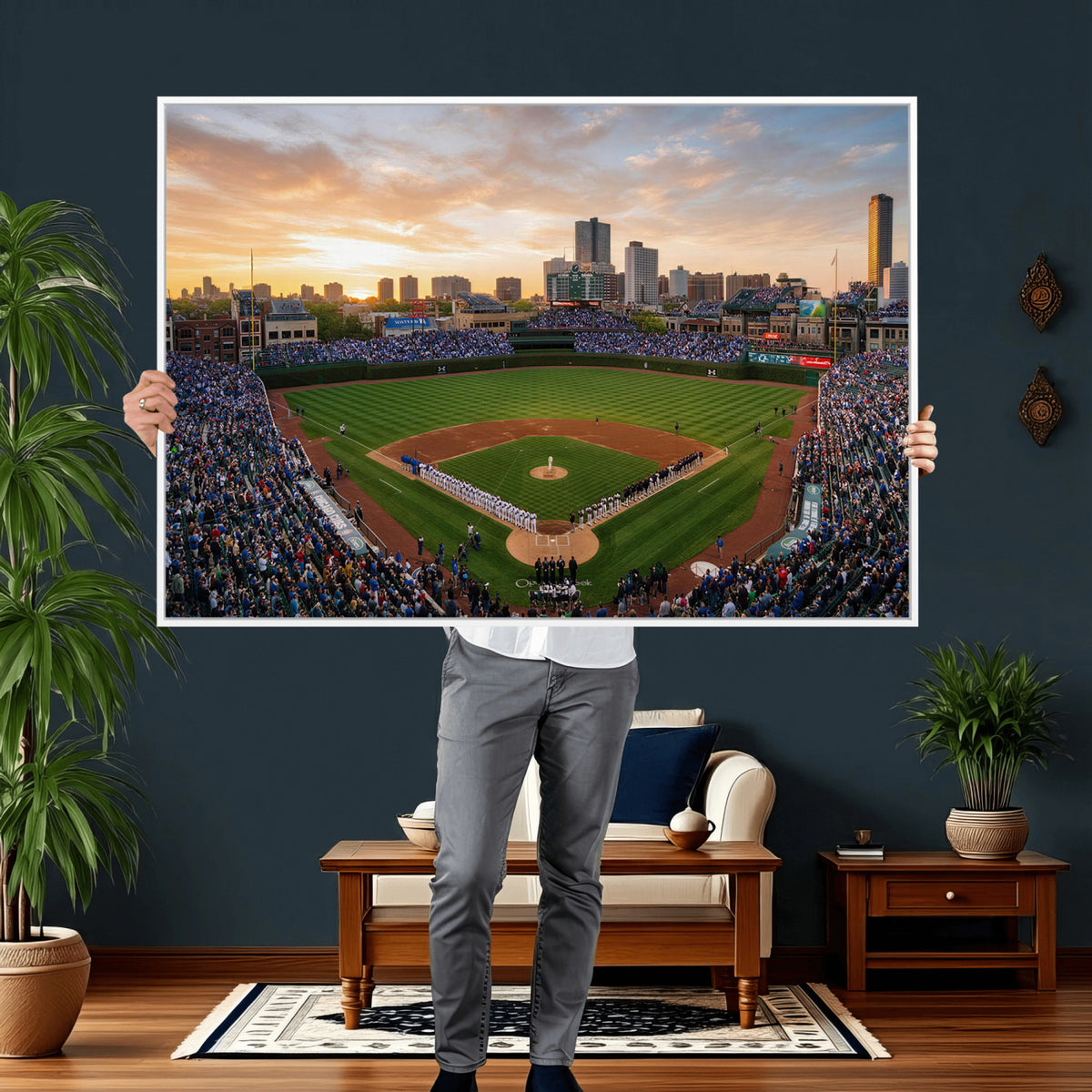 76885212-MGV-CV-36X24 - Stadium Wall Art Canvas Print