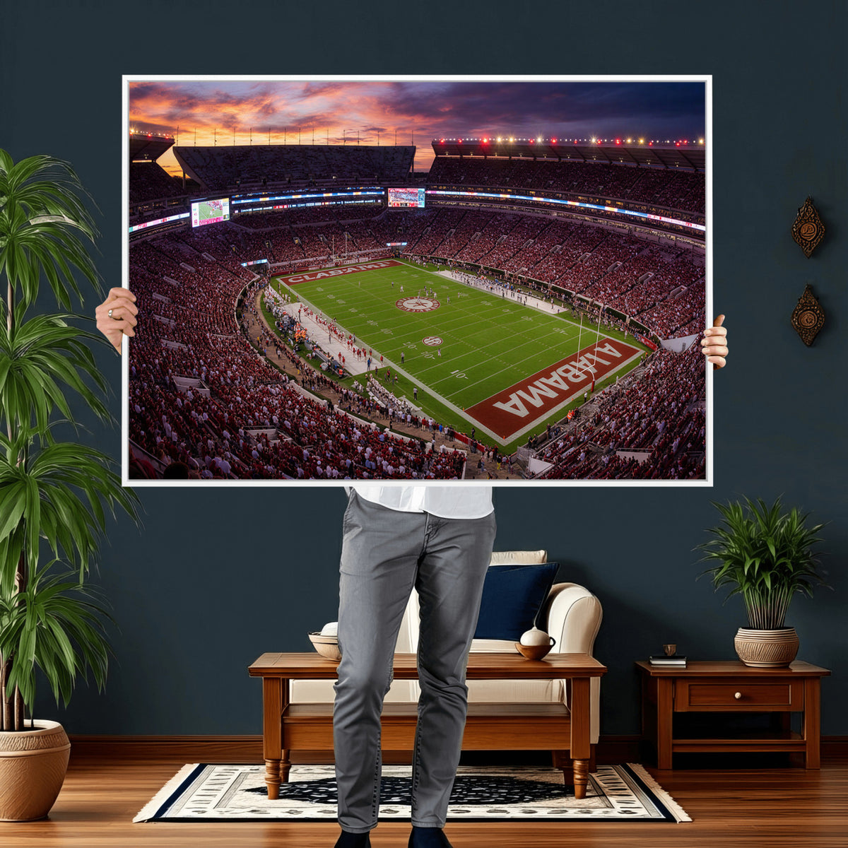 59537492-MGV-CV-36X24 - Stadium Wall Art Canvas Print