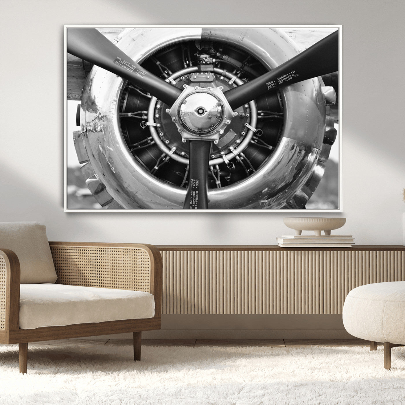 28132-MGV-CV-36X24-Vintage Airplane Wall Art Canvas Print