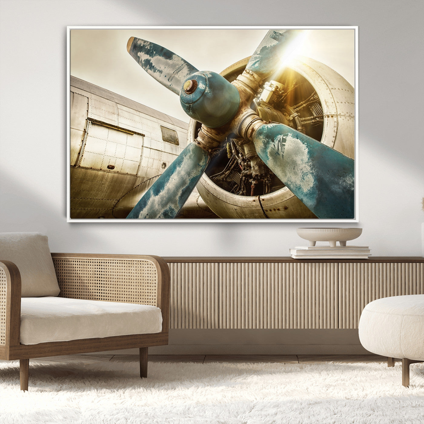 14106-MGV-CV-36X24-Vintage Airplane Canvas Print