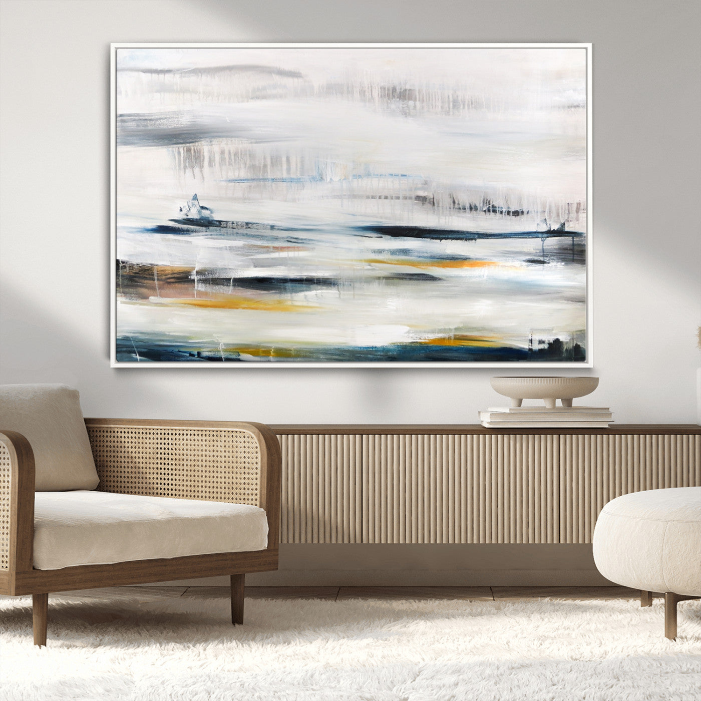 74932-MGV-CV-36X24-Soft Color Abstract Canvas Print