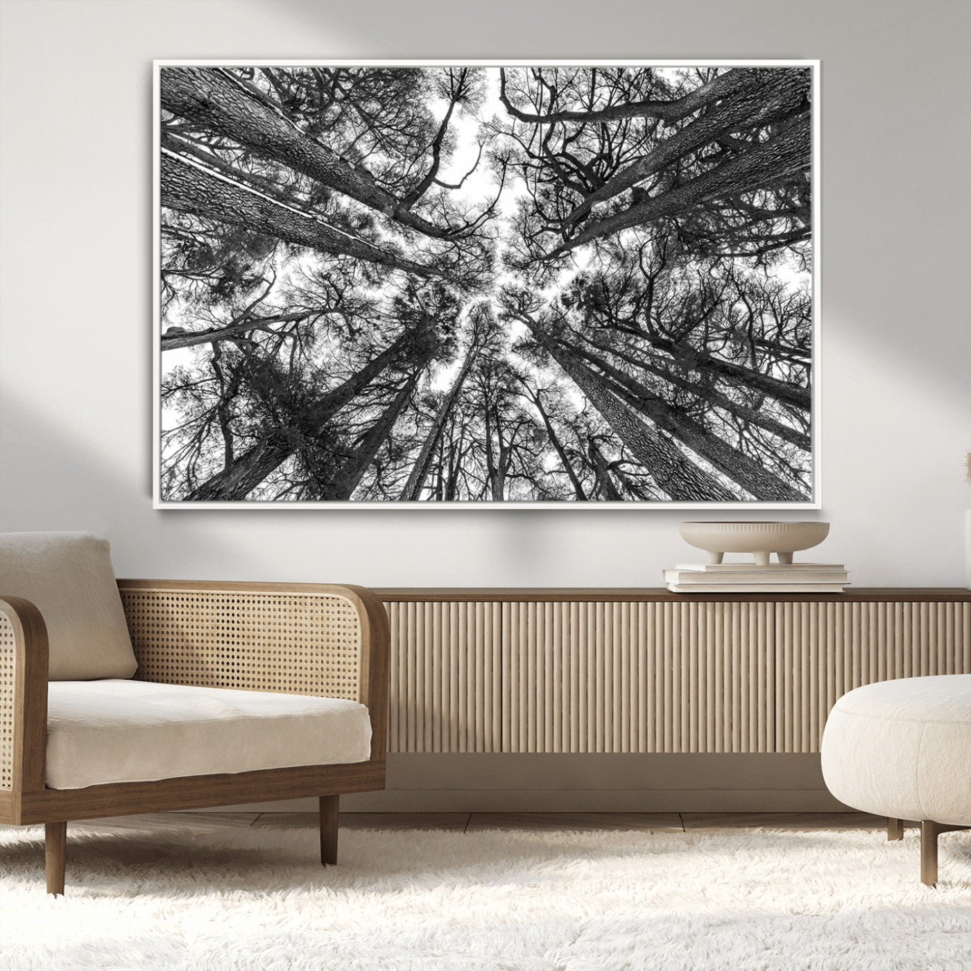 -Trees Contemporary Art Canvas Print