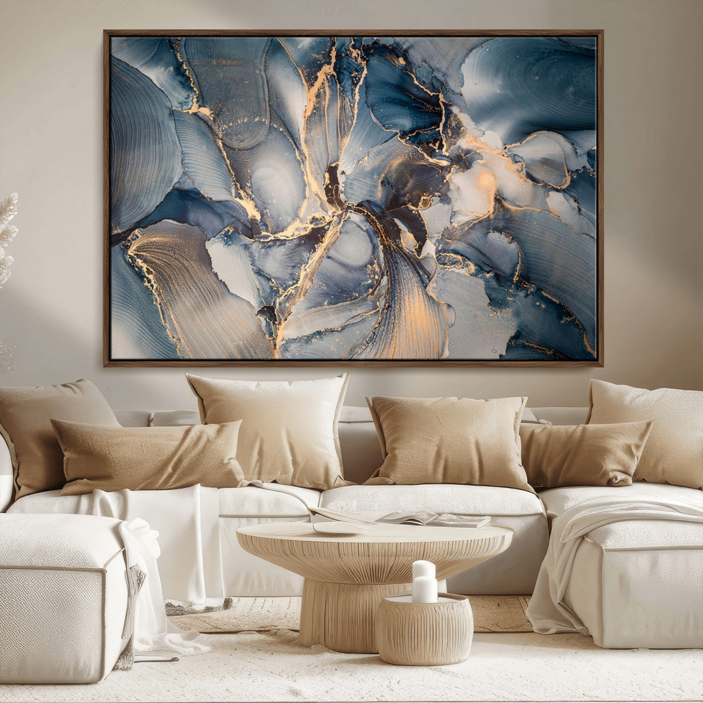 69995-MGV-FC-36X24_Walnut-Abstract Wall Art Canvas Print for Modern Home Decor